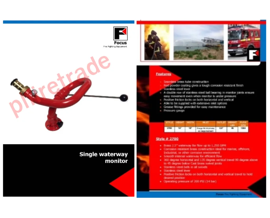 แท่นปืนฉีดน้ำ (FIRE MONITOR)